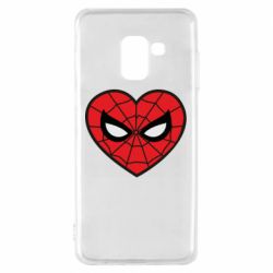 Чохол для Samsung A8 2018 Love spider man - PrintSalon
