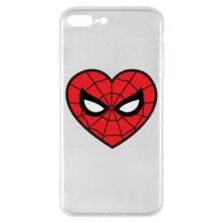 Чохол для iPhone 8 Plus Love spider man - PrintSalon