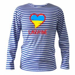 Тельняшка с длинным рукавом Love Ukraine - PrintSalon