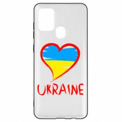 Чехол для Samsung A21s Love Ukraine - PrintSalon