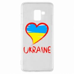 Чехол для Samsung A8+ 2018 Love Ukraine - PrintSalon
