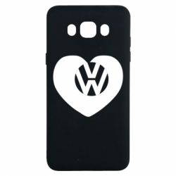 Чехол для Samsung J7 2016 Love Volkswagen - PrintSalon