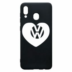 Чехол для Samsung A30 Love Volkswagen - PrintSalon