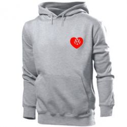 Мужское худи Love Volkswagen - PrintSalon