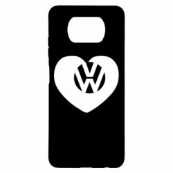 Чехол для Xiaomi Poco X3 Love Volkswagen - PrintSalon
