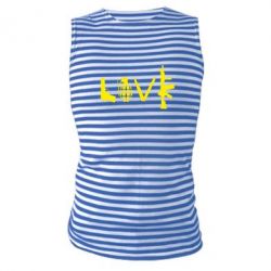 Майка-тельняшка Love (weapon) - PrintSalon