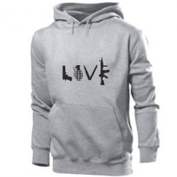 Мужское худи Love (weapon) - PrintSalon