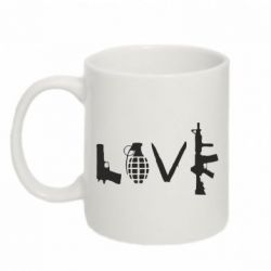 Чашка 320ml Love (weapon)-PrintSalon Чашка 320ml Love (weapon)