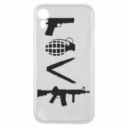 Чехол для iPhone XR Love (weapon) - PrintSalon
