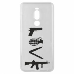 Чехол для Meizu Note 8 Love (weapon) - PrintSalon