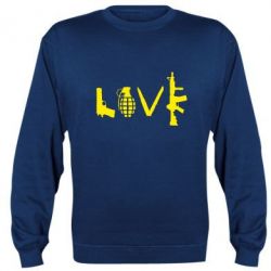 Cвитшот Love (weapon) - PrintSalon