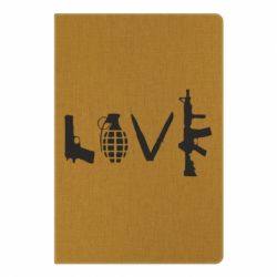 Блокнот с принто Love (weapon) - PrintSalon