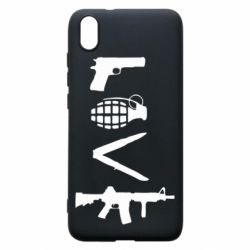 Чехол для Xiaomi Redmi 7A Love (weapon) - PrintSalon