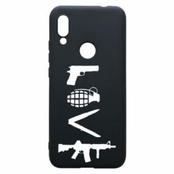 Чехол для Xiaomi Redmi 7 Love (weapon) - PrintSalon