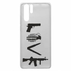 Чехол для Huawei P30 Pro Love (weapon) - PrintSalon