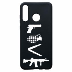 Чехол для Huawei P30 Lite Love (weapon) - PrintSalon