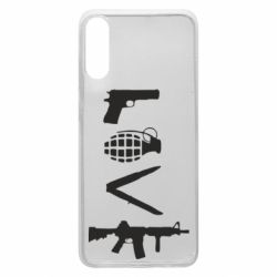 Чехол для Samsung A70 Love (weapon) - PrintSalon