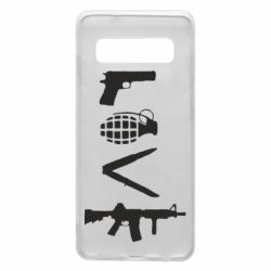 Чехол для Samsung S10 Love (weapon) - PrintSalon