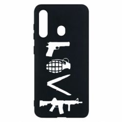 Чехол для Samsung M40 Love (weapon) - PrintSalon