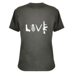 Камуфляжная футболка Love (weapon) - PrintSalon
