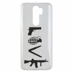 Чехол для Xiaomi Redmi Note 8 Pro Love (weapon) - PrintSalon