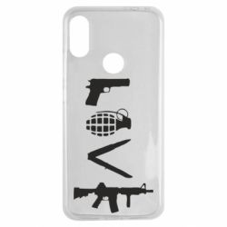 Чехол для Xiaomi Redmi Note 7 Love (weapon) - PrintSalon