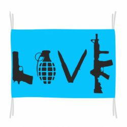 Флаг Love (weapon) - PrintSalon