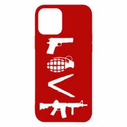 Чехол для iPhone 12 Love (weapon) - PrintSalon