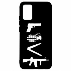 Чехол для Samsung A02s/M02s Love (weapon) - PrintSalon