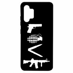 Чехол для Samsung A32 4G Love (weapon) - PrintSalon