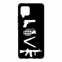 Чехол для Samsung A42 5G Love (weapon) - PrintSalon