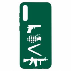 Чехол для Samsung A50 Love (weapon) - PrintSalon