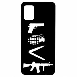 Чехол для Samsung A51 Love (weapon) - PrintSalon