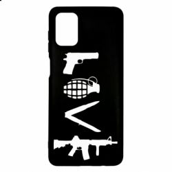 Чехол для Samsung M51 Love (weapon) - PrintSalon