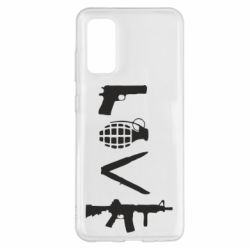 Чехол для Samsung S20 Love (weapon) - PrintSalon
