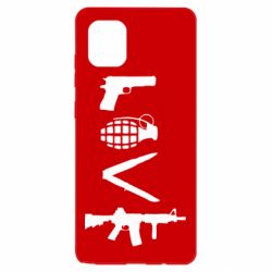 Чехол для Samsung Note 10 Lite Love (weapon) - PrintSalon