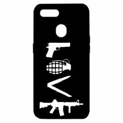 Чехол для Oppo A5s/A12 Love (weapon) - PrintSalon
