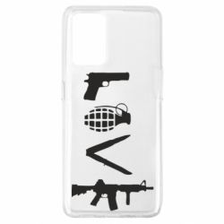 Чехол для Oppo A74 4G Love (weapon) - PrintSalon