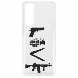 Чехол для Oppo Reno 4 Pro Love (weapon) - PrintSalon