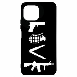 Чехол для Xiaomi Mi11 Lite Love (weapon) - PrintSalon