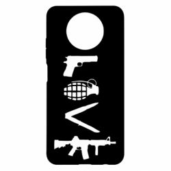 Чехол для Xiaomi Redmi Note 9 5G/Redmi Note 9T Love (weapon) - PrintSalon