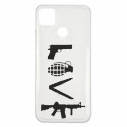 Чехол для Xiaomi Redmi 9c Love (weapon) - PrintSalon