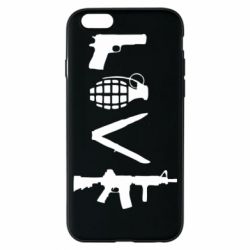 Чехол для iPhone 6/6S Love (weapon) - PrintSalon