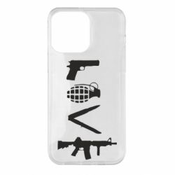 Чехол для iPhone 14 Pro Max Love (weapon) - PrintSalon