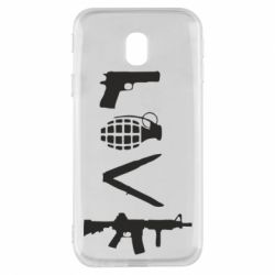 Чехол для Samsung J3 2017 Love (weapon) - PrintSalon