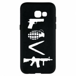 Чехол для Samsung A5 2017 Love (weapon) - PrintSalon