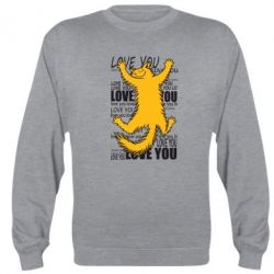 Cвитшот Love you - PrintSalon