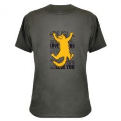 Камуфляжная футболка Love you - PrintSalon