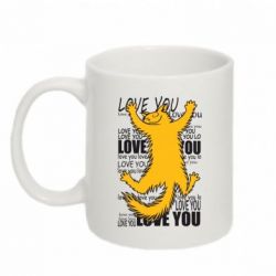 Чашка 320ml Love you - PrintSalon