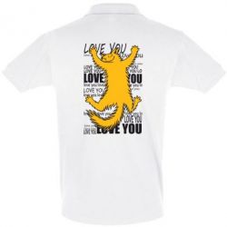 Мужское поло Love you - PrintSalon